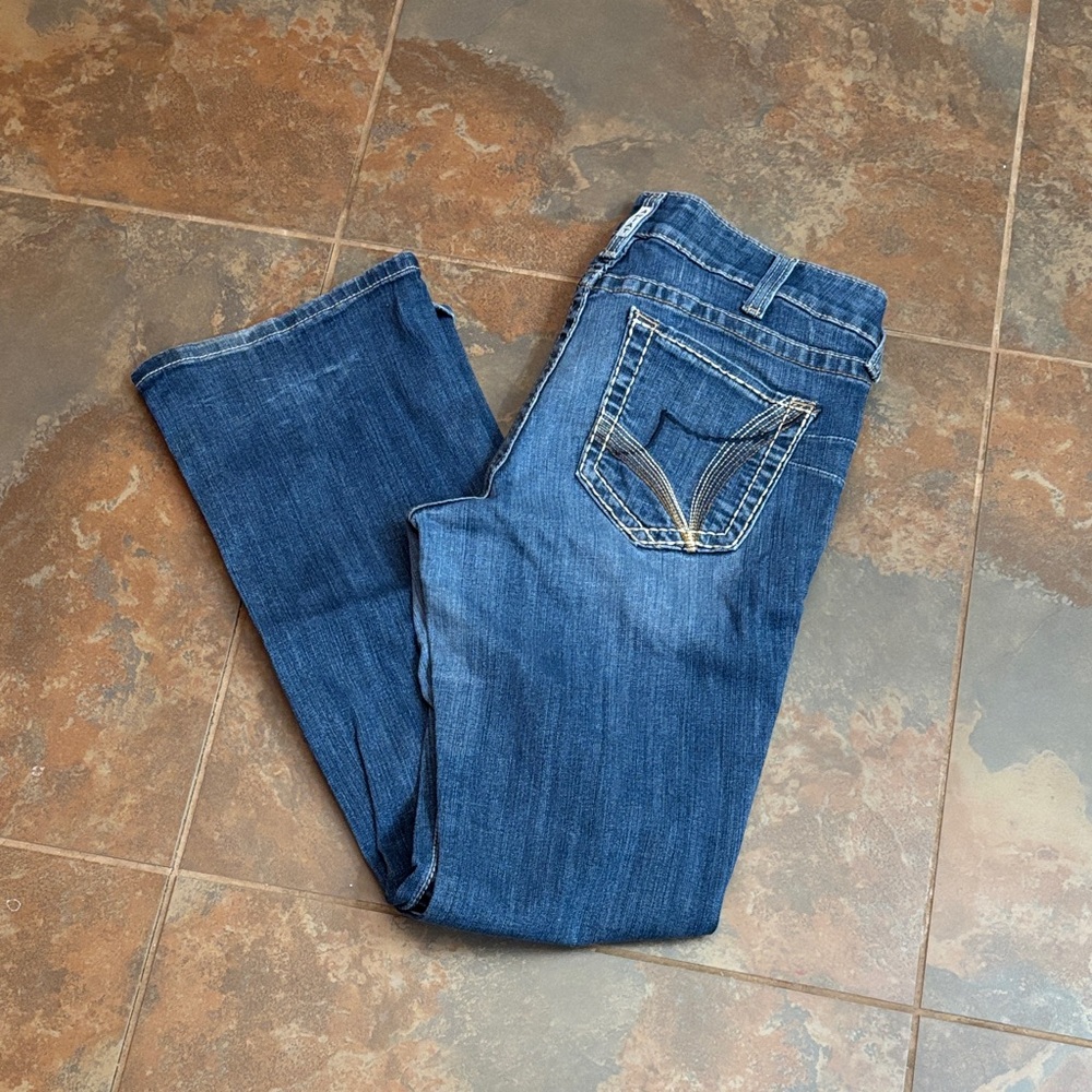 Ariat Classic Blue Straight Leg Jeans 32r